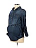 Liz Lange Maternity 100% Cotton Blue Long Sleeve Top Size XS - photo 1