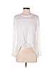 ALLSAINTS 100% Viscose White Long Sleeve Blouse Size 4 - photo 1