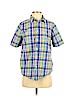Ralph Lauren 100% Cotton Checkered-gingham Purple Short Sleeve Button-Down Shirt Size X-Large(18-20) - photo 1