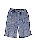 Hanna Andersson 100% Cotton Solid Blue Denim Shorts Size 110 cm / US 5-6 - photo 1