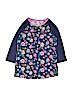 Cat & Jack Floral Blue 3/4 Sleeve T-Shirt Size 14 - 16 - photo 1