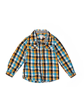 Cat & Jack Long Sleeve Button-Down Shirt (view 1)