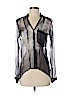 Helmut Lang Black Long Sleeve Button-Down Shirt Size P (petite) - photo 1