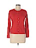 August Silk Orange Cardigan Size M (petite) - photo 1
