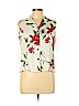 Caribbean Joe 100% Rayon White Sleeveless Blouse Size L (petite) - photo 1