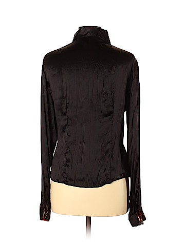 Just Cavalli Long Sleeve Silk Top (view 2)
