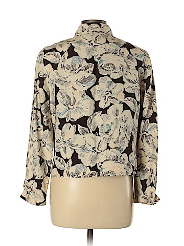 Jones New York Long Sleeve Silk Top (view 2)