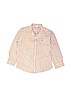 Neck & Neck 100% Cotton Checkered-gingham Tan Long Sleeve Button-Down Shirt Size 4 - photo 1