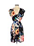 H&M 100% Polyester Black Casual Dress Size 2 - photo 1
