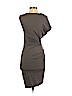 HELMUT Helmut Lang 100% Wool/laine Gray Casual Dress Size P (petite) - photo 2