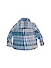 Tea 100% Cotton Print Blue Long Sleeve Button-Down Shirt Size 3-6 mo - photo 2