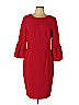 David Meister 100% Polyester Red Casual Dress Size 12 - photo 1