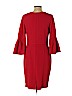 David Meister 100% Polyester Red Casual Dress Size 12 - photo 2