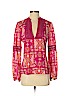 Tory Burch 100% Cotton Pink Long Sleeve Blouse Size 4 - photo 1