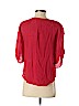 Maeve 100% Rayon Red 3/4 Sleeve Blouse Size XS (petite) - photo 2