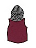 Unbranded Stripes Burgundy Pullover Hoodie Size 110 cm / US 5-6 - photo 1