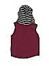 Unbranded Stripes Burgundy Pullover Hoodie Size 110 cm / US 5-6 - photo 2