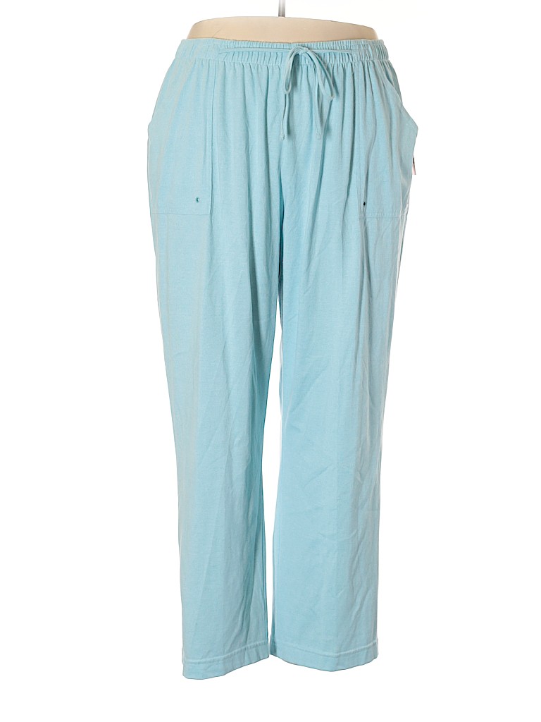 C.D. Daniels Solid Blue Casual Pants Size 3X (Plus) - 60% off | thredUP