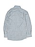 Isaac Mizrahi 100% Cotton Blue Long Sleeve Button-Down Shirt Size 10 - photo 2
