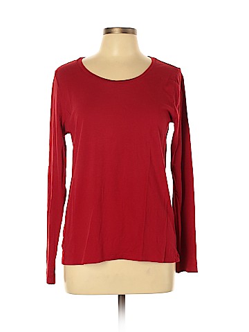 Ann Taylor LOFT Outlet Long Sleeve T-Shirt (view 1)