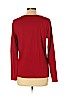 Ann Taylor LOFT Outlet 100% Cotton Red Long Sleeve T-Shirt Size L - photo 2