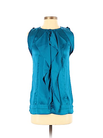 Diane von Furstenberg Short Sleeve Silk Top (view 1)