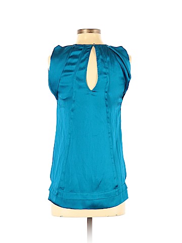 Diane von Furstenberg Short Sleeve Silk Top (view 2)