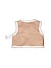 Carter's 100% Polyester Solid Tan Vest Size 3T - photo 2