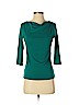 Ann Taylor Blue 3/4 Sleeve Top Size XS (petite) - photo 1