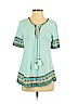 Calypso St. Barth 100% Cotton Green Short Sleeve Top Size S - photo 1