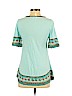 Calypso St. Barth 100% Cotton Green Short Sleeve Top Size S - photo 2
