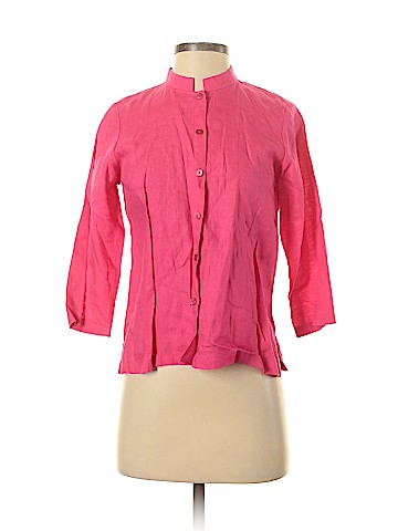Eileen Fisher 3/4 Sleeve Button-Down Shirt (view 1)