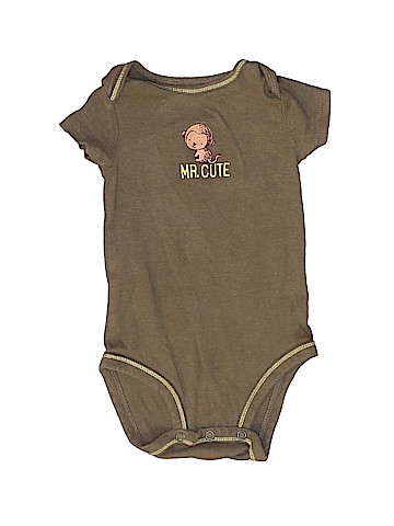 Child of Mine by Carter's Short Sleeve Onesie (view 1)