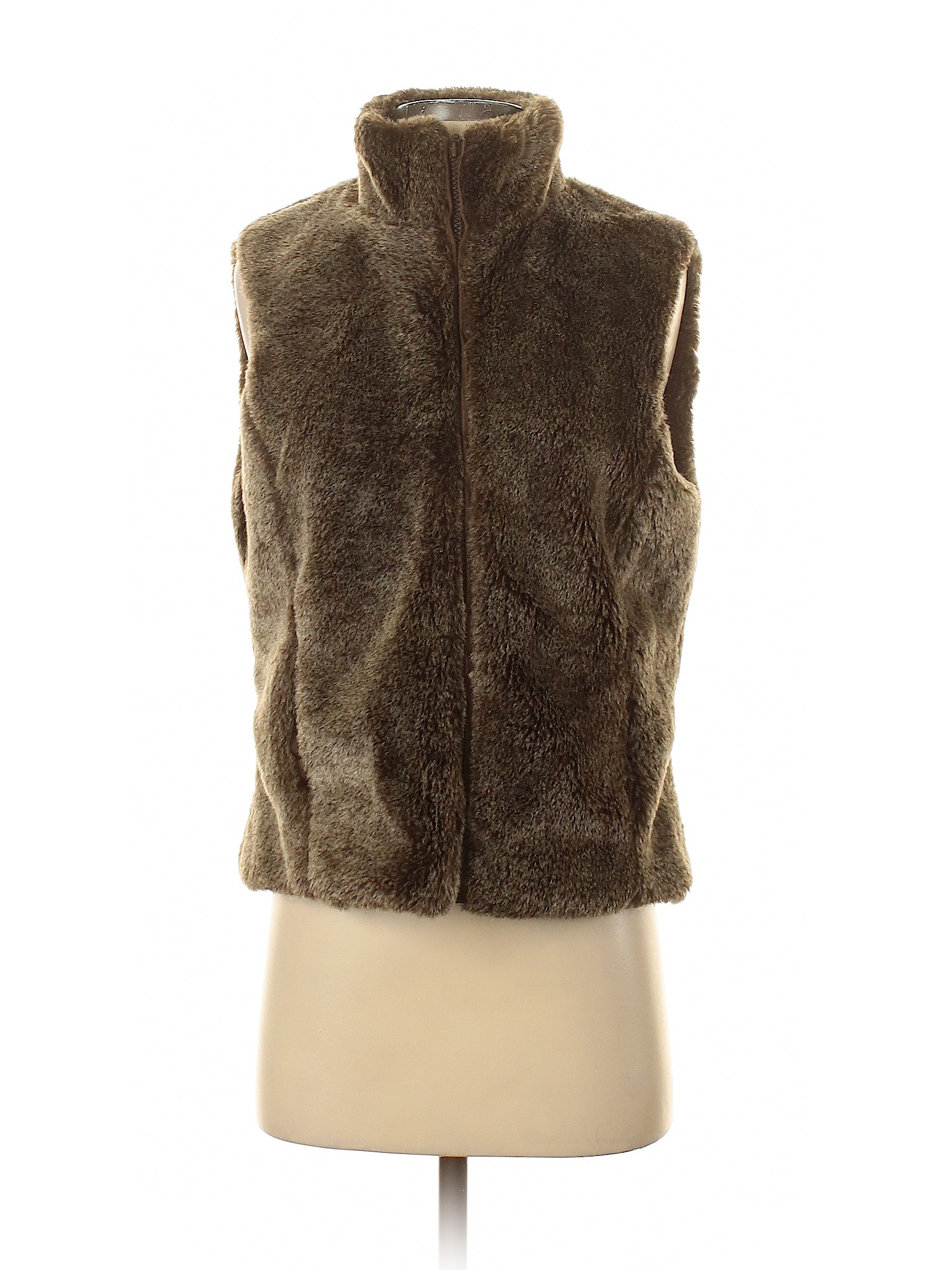 Assorted Brands Women Yellow Faux Fur Vest S | eBay