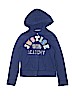 Justice 100% Cotton Blue Zip Up Hoodie Size 14 - photo 1