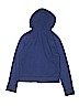 Justice 100% Cotton Blue Zip Up Hoodie Size 14 - photo 2