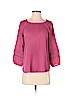 Ann Taylor LOFT 100% Polyester Pink 3/4 Sleeve Blouse Size S (petite) - photo 1