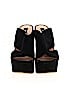 Sergio Rossi 100% Suede Black Alma Wedges Size EU 40 - photo 2