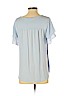 Ann Taylor LOFT 100% Cotton Blue Short Sleeve Top Size S - photo 2