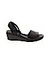Crocs Black Wedges Size 10 - photo 1