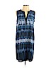 Vince. 100% Silk Blue Casual Dress Size L - photo 1