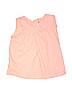 Zara 100% Cotton Solid Pink Sleeveless Top Size 13 - 14 - photo 2