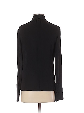 Edun Long Sleeve Silk Top (view 2)