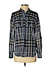 Burberry Brit 100% Cotton Blue Long Sleeve Button-Down Shirt Size S (petite) - photo 1