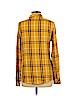 Sanctuary 100% Rayon Yellow Long Sleeve Button-Down Shirt Size XL - photo 2