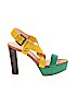 Assorted Brands Yellow Heels Size EU 40 - photo 1