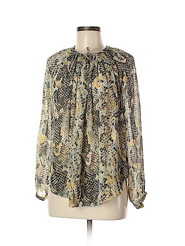 Isabel Marant Long Sleeve Silk Top (view 1)