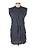 James Perse 100% Linen Blue Casual Dress Size Sm (1) - photo 1