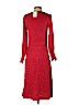 H&M 100% Viscose Red Cocktail Dress Size 0 - photo 2