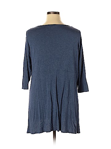 Joan Vass Short Sleeve Top (view 2)